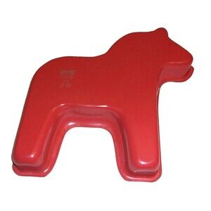 Horse Shaped Baking Pan Red Aluminum Ikea 21249